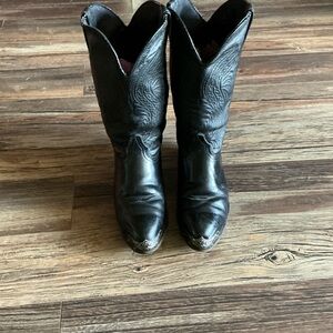 Durango Black Heeled Boots